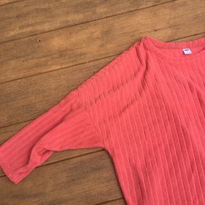 Old Navy• soft mauve pink ribbed sweater, size L